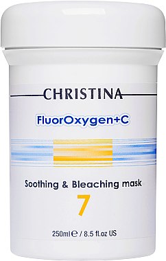 Отбеливающая маска (шаг 7) CHRISTINA FluorOxygen+C Soothing and Bleaching Mask 250 мл