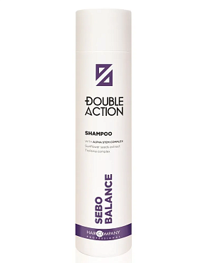 Шампунь для жирной кожи головы Double Action Sebo Balance