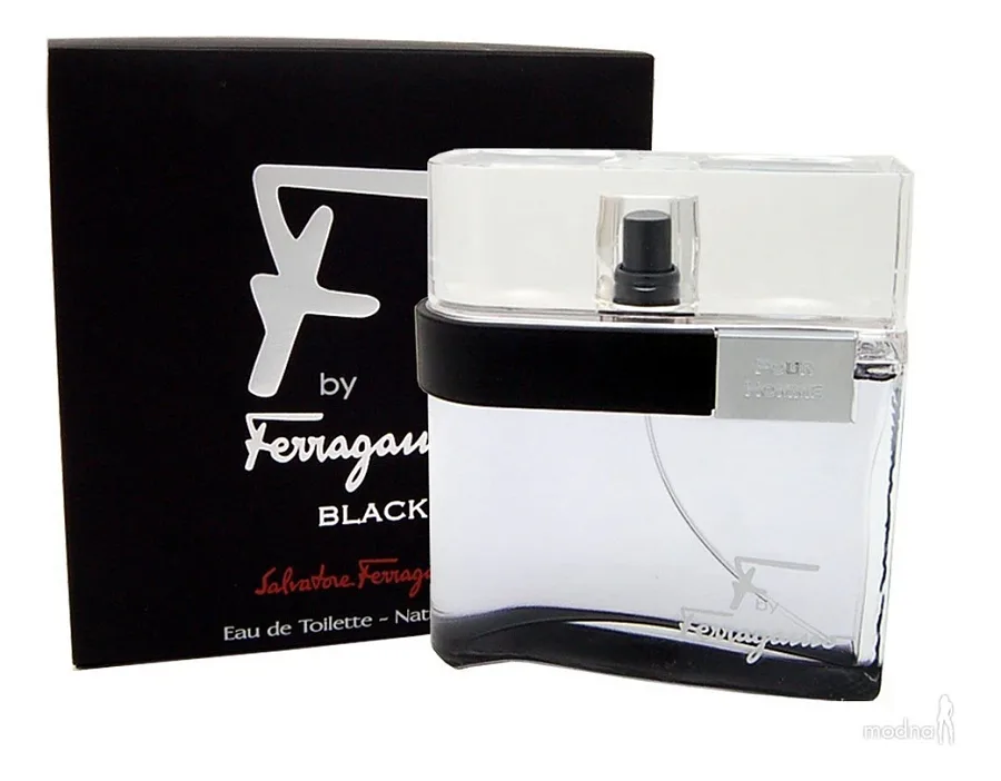Ferragamo F By Ferragamo Black Pour Homme