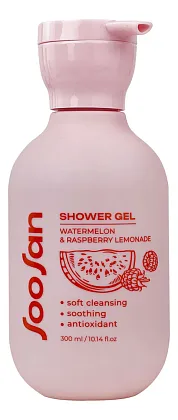 Гель для душа с ароматом арбуза и малины Shower Gel Watermelon & Raspberry Lemonade 300мл