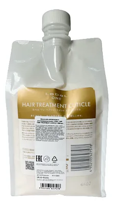 Lebel One Treatment Cuticle — увлажняющая маска для волос