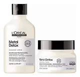 L'Oreal Professionnel Serie Expert Metal Detox — набор: шампунь 300 мл и маска 250 мл