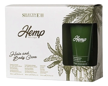 Рождественский набор Selective Professional Hemp для волос и тела