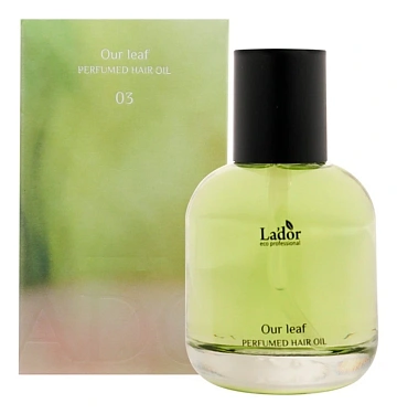 Парфюмированное масло для волос с ароматом свежей зелени Perfumed Hair Oil Our Leaf