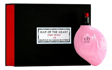 Map Of The Heart Pink Heart V 6