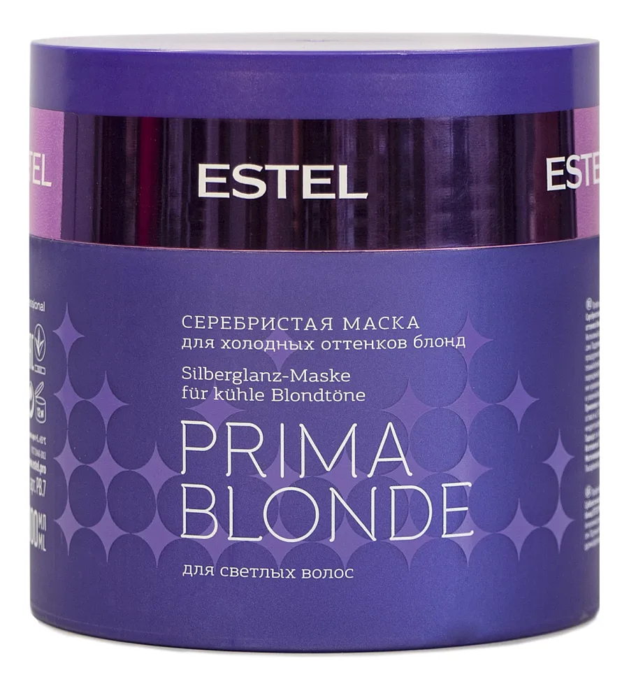 ESTEL Серебристая маска для холодных оттенков блонд Prima Blonde 300мл