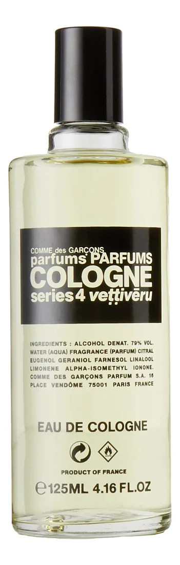Comme des Garcons Series 4 Cologne : Vettiveru