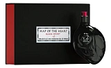 Map Of The Heart Black Heart