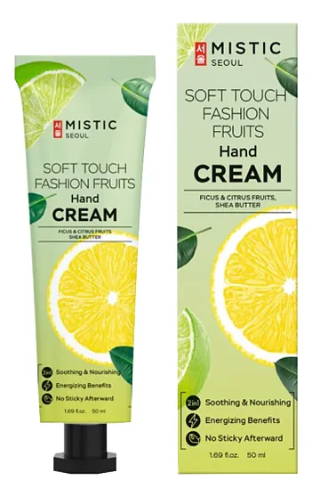 MISTIC Питательный крем для рук с экстрактами фруктов Soft Touch Fashion Fruits Hand 50мл