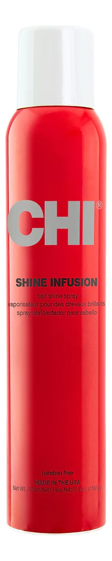 CHI Shine Infusion Thermal Polishing Spray — спрей-блеск для волос, 150 г