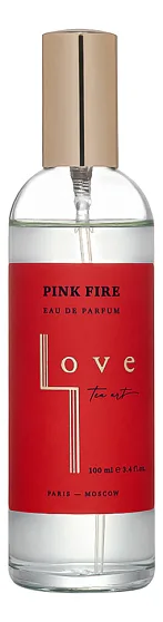 Love Tea Art Pink Fire