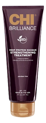 Маска для волос Deep Brilliance Protein Masque Strengthening Treatment