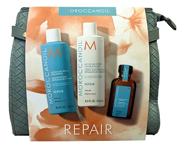 Moroccanoil Repair — набор: шампунь, кондиционер и масло