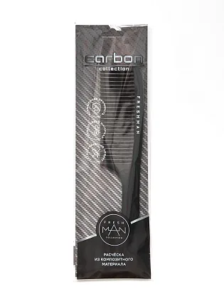 Универсальная расчёска с ручкой Carbon 027