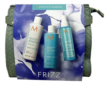 Moroccanoil Frizz Control — набор: шампунь и кондиционер по 250 мл, спрей 160 мл