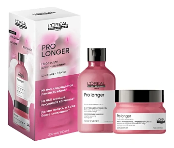 L'Oreal Professionnel Pro Longer — набор для длинных волос: шампунь 300 мл и маска 250 мл