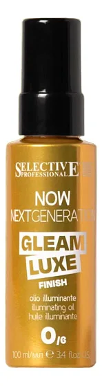 Selective Professional Масло для придания финишного блеска волосам Now Next Generation Finish Gleam Luxe 100мл