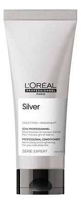 L'Oreal Professionnel Serie Expert Silver Conditioner — смываемый уход против желтизны, 200 мл