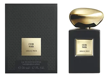 Giorgio Armani Prive Cuir Noir