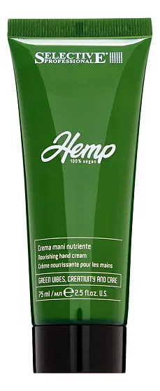 Selective Professional Защитный и питательный крем для рук Hemp Nourishing Hand Cream 75мл