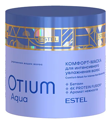 Комфорт-маска для интенсивного увлажнения волос Otium Aqua 300мл