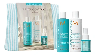 Moroccanoil Frizz Control — набор: шампунь и кондиционер по 250 мл, спрей 50 мл