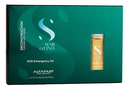 Alfaparf Milano Масло восстанавливающее структуру волос Sdl R Sos Emergency Oil 6*13мл