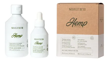 Selective Professional Hemp Lenitive — набор: шампунь 250 мл и сыворотка 100 мл