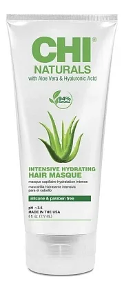 CHI Naturals Aloe Vera & Hyaluronic Acid Intensive Hydrating Hair Masque — увлажняющая маска