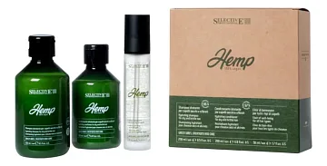 Selective Professional Standard Hemp — набор: шампунь 250 мл, кондиционер 200 мл и эликсир 50 мл