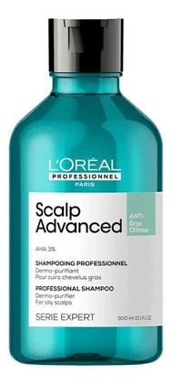 Шампунь для склонных к жирности волос Serie Expert Scalp Advanced АНА 3%