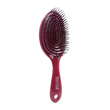 Гибкая расчёска Flexible Hairbrush, бордовая