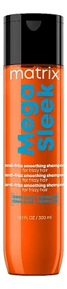 Шампунь для непослушных волос с маслом жожоба и олеиновой кислотой Total Results Mega Sleek Anti-Frizz Smoothing Shampoo