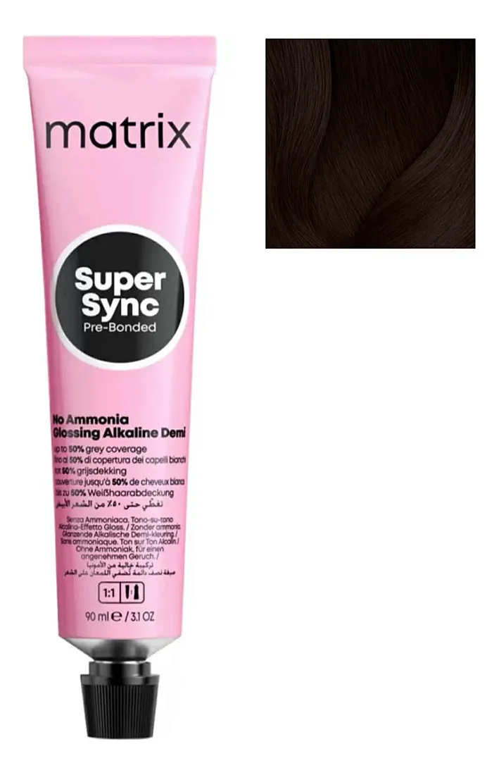 MATRIX SoColor Sync Pre-Bonded Toner — безаммиачная крем-краска, 90 мл