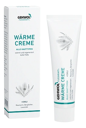 Красный бальзам для сухой кожи ног Fusskraft Warme Creme