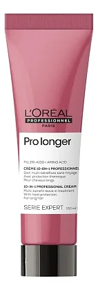 Термозащитный крем для волос Serie Expert Pro Longer Renewing Cream