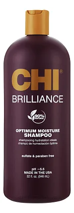 CHI Deep Brilliance Olive & Monoi Optimum Moisture Shampoo — увлажняющий шампунь