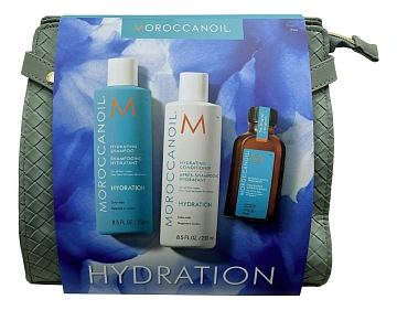 Moroccanoil Hydration — набор: шампунь, кондиционер и масло