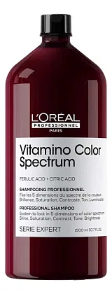Бессульфатный шампунь для волос Serie Expert Vitamino Color Spectrum
