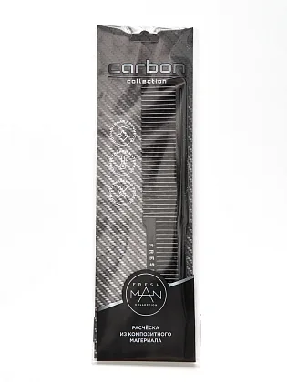 Расчёска с плоской головкой Carbon 051