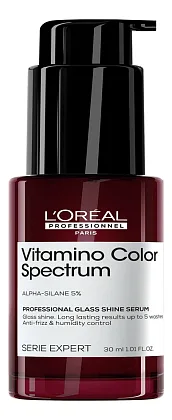 Несмываемая сыворотка для блеска волос Serie Expert Vitamino Color Spectrum