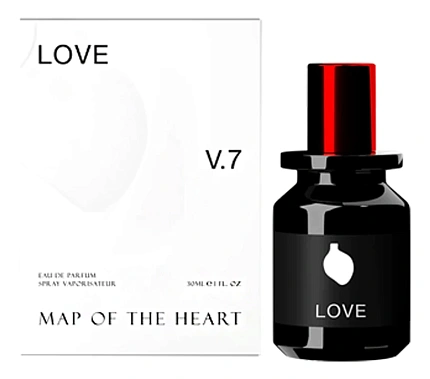 Map Of The Heart White Heart V 7