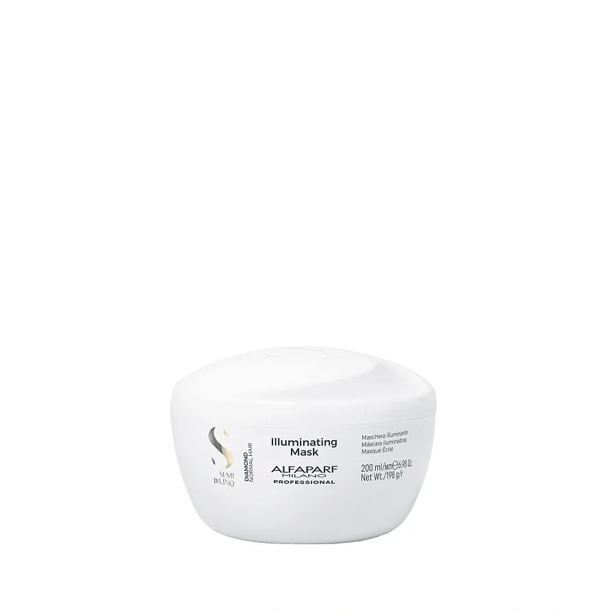 Маска для блеска волос Semi di Lino Diamond Illuminating Mask