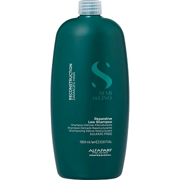 Восстанавливающий шампунь Semi di Lino Reconstruction Reparative Low Shampoo