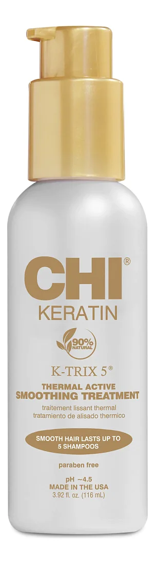 CHI Keratin K-TRIX 5 Thermal Active Smoothing Treatment — разглаживающая эмульсия для волос