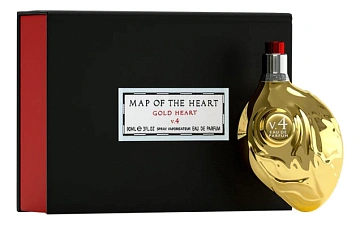 Map Of The Heart Gold Heart V 4