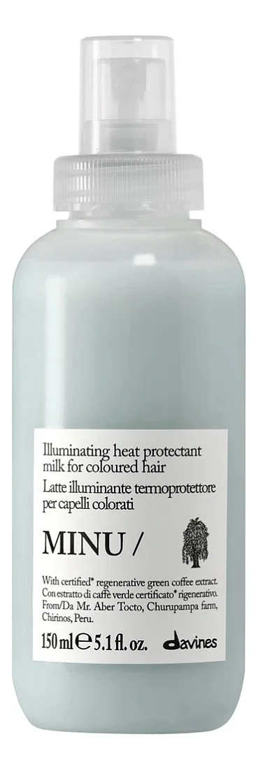 Davines Minu Illuminating Heat Protectant Milk — молочко, 150 мл