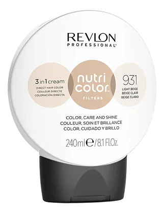 Revlon Professional Nutri Color Filters 931 Light Beige — тонирующий крем-бальзам