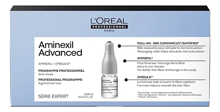 L'Oreal Professionnel Serie Expert Aminexil Advanced — средство для кожи головы в ампулах