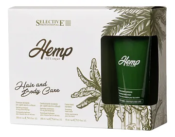 Рождественский набор Selective Professional Hemp для волос и рук